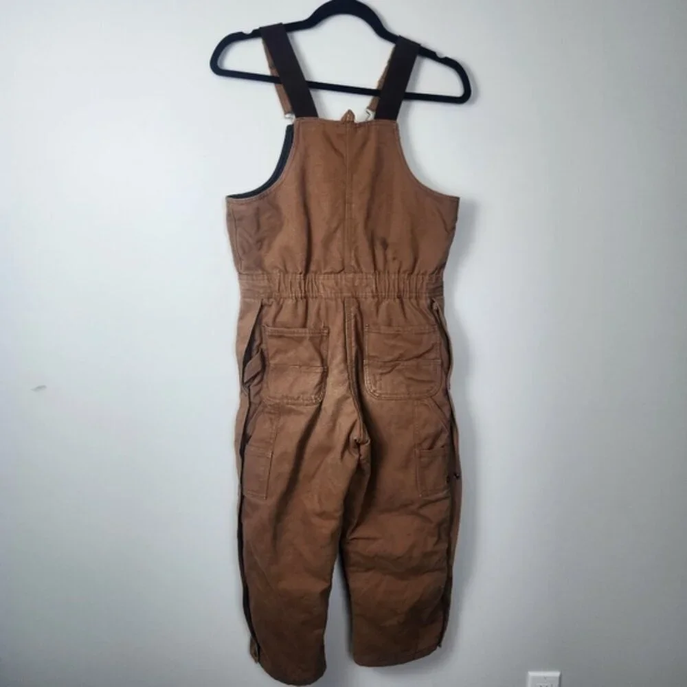 Polar King Saddle Insulated Duck Youth Bib Overalls Youth Size Medium Farm Ranch